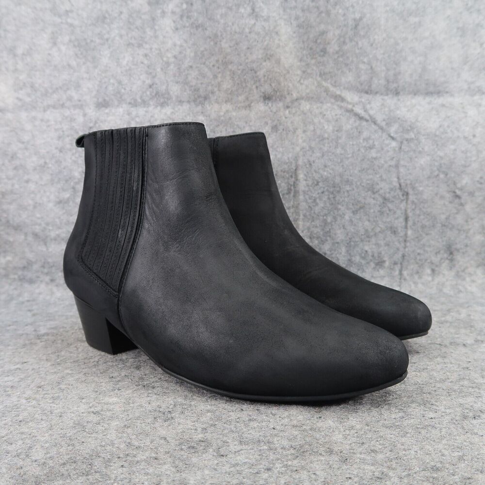 Ziera Shoes Womens 38 Booties Vantano Fashion Chelsea Classic Leather Pant Boot